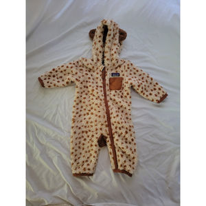 Patagonia Furry Friends Bunting - 3-6M, Dear Dear/Tuber Tan